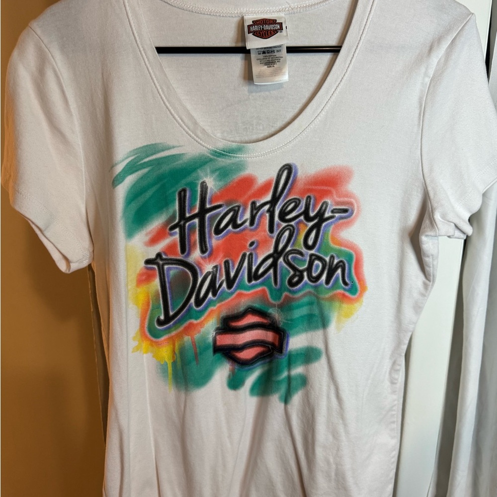 Harley-Davidson Women's Tee with Colorful Graphic